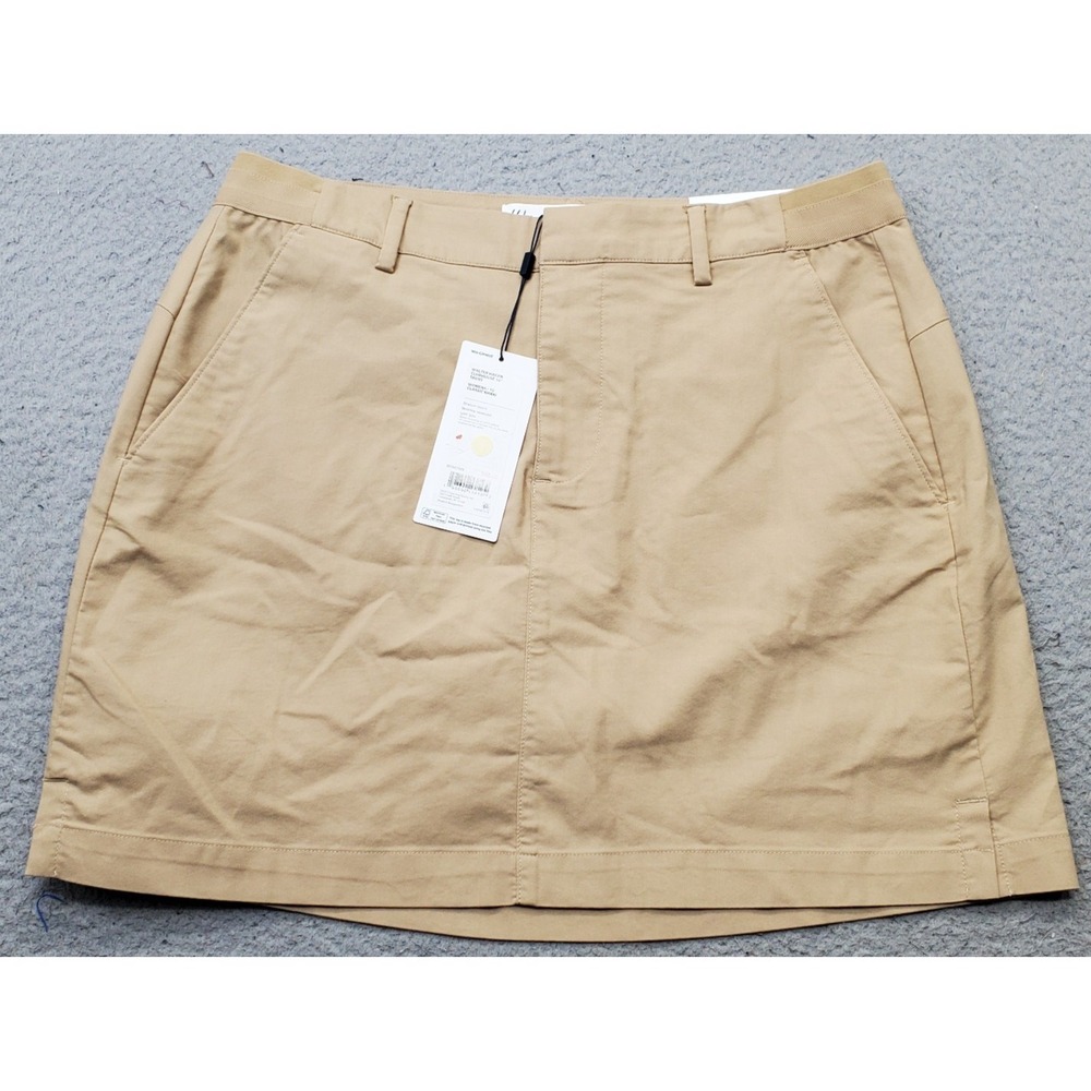 Walter Hagen Clubhouse Golf Tennis Skort Womens 10 Brown Lined Wrinkle-Resistant
